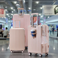 HKM-834195 Luggage Set with Wheels: Stylish Travel Suitcases for Carry-On and Checking In