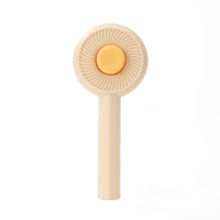 HKM-8342845 140° Angled Pet Grooming Brush with Self-Cleaning Button - Suitable for Cats and Dogs, Ideal for Shedding and Massaging