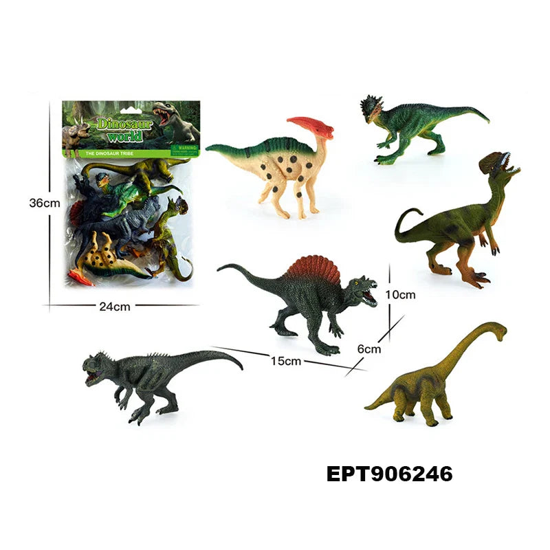 HKM-834451 Mini Tiny Dinosaur Figures for Kids Aged 4-7 - Fun Dinosaur Set, Ideal for Parties and Playtime