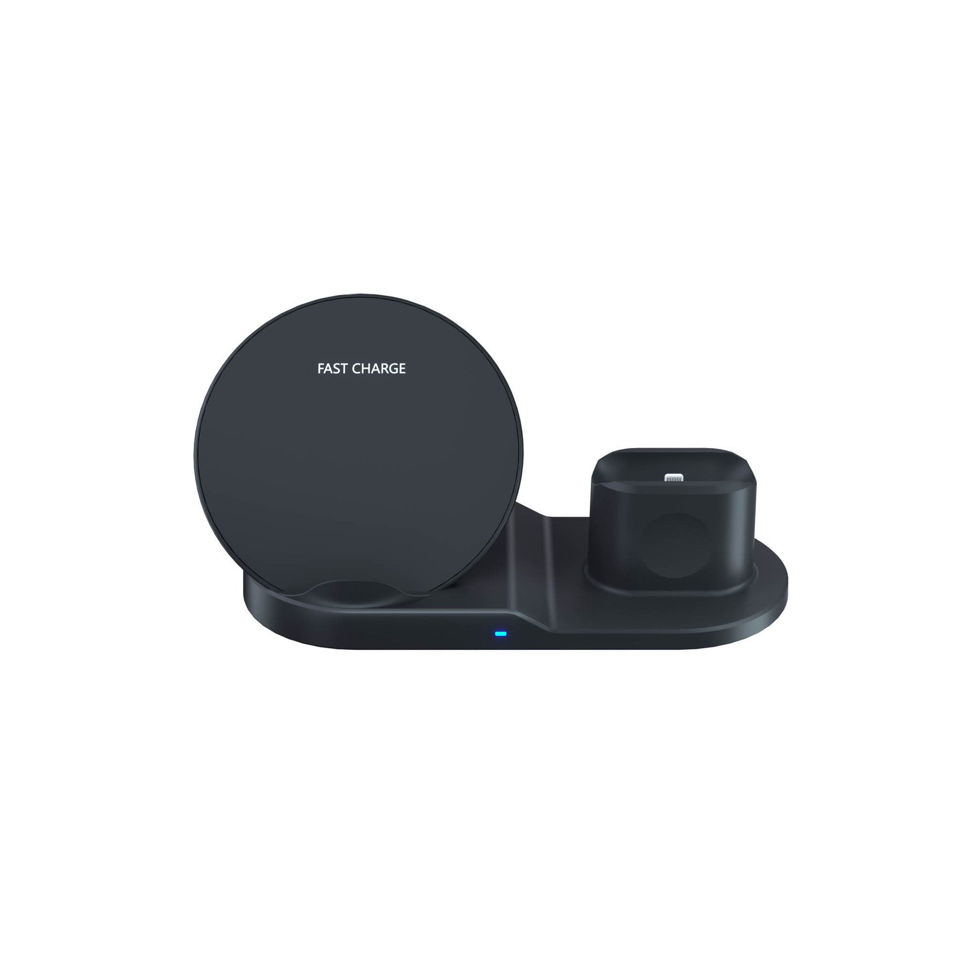 HKM-834515 Vertical Wireless Charging Stand with LED Indicator – 2000mA Charging Current