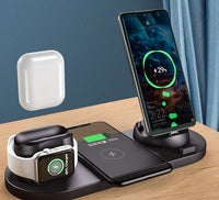 HKM-834515 Vertical Wireless Charging Stand with LED Indicator – 2000mA Charging Current