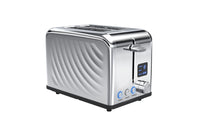 HKM-834707 Modern 2-Slice Electric Toaster with Touch Screen and LED Display