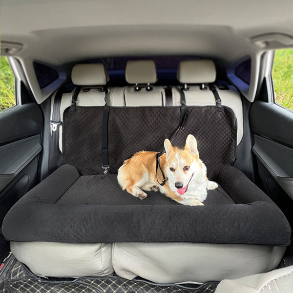 HKM-8347197 Removable and Washable Gray Car Pet Pad with High-Density Sponge Filling, 120CM x 50CM x 50CM