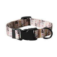 HKM-8347325 Colorful Ethnic Style Dog Collars and Leashes with Adjustable Lengths, Various Designs and Widths