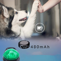 HKM-8348605 LED Illuminated Anti-Lost Pendant for Dogs - Nighttime Safety Light in Multiple Colors