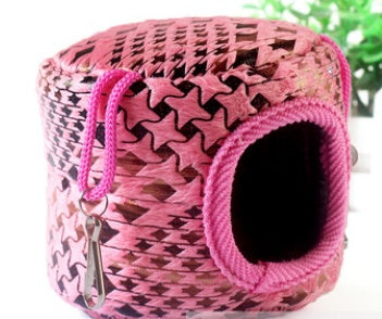 HKM-8349373 Cotton Nest for Small Animals - Cozy Winter Sleeping House for Hamsters, Rabbits, Squirrels, and More