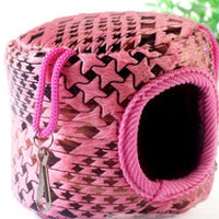 HKM-8349373 Cotton Nest for Small Animals - Cozy Winter Sleeping House for Hamsters, Rabbits, Squirrels, and More