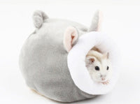 HKM-8349373 Cotton Nest for Small Animals - Cozy Winter Sleeping House for Hamsters, Rabbits, Squirrels, and More