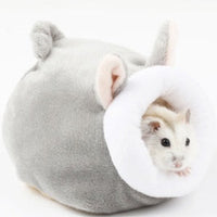 HKM-8349373 Cotton Nest for Small Animals - Cozy Winter Sleeping House for Hamsters, Rabbits, Squirrels, and More