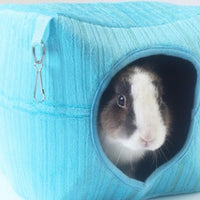 HKM-8349373 Cotton Nest for Small Animals - Cozy Winter Sleeping House for Hamsters, Rabbits, Squirrels, and More