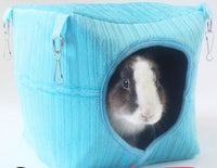 HKM-8349373 Cotton Nest for Small Animals - Cozy Winter Sleeping House for Hamsters, Rabbits, Squirrels, and More