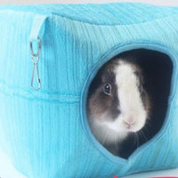 HKM-8349373 Cotton Nest for Small Animals - Cozy Winter Sleeping House for Hamsters, Rabbits, Squirrels, and More