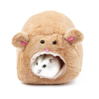 HKM-8349373 Cotton Nest for Small Animals - Cozy Winter Sleeping House for Hamsters, Rabbits, Squirrels, and More