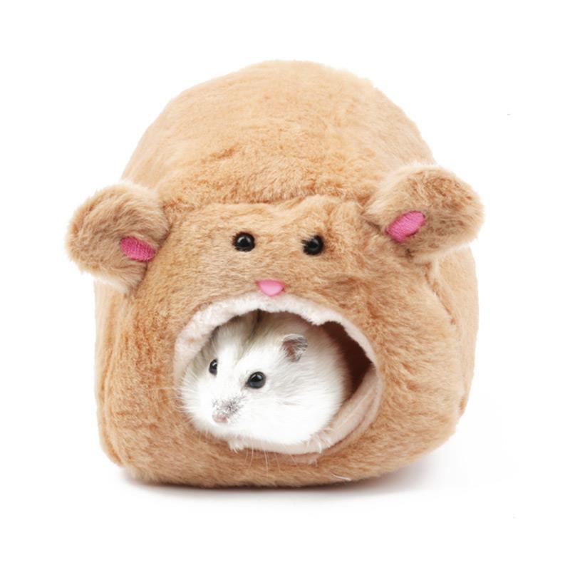 HKM-8349373 Cotton Nest for Small Animals - Cozy Winter Sleeping House for Hamsters, Rabbits, Squirrels, and More