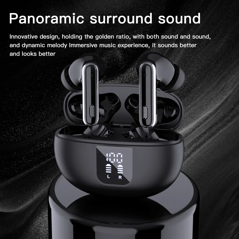 HKM-834963 YYK-Q10 Wireless Earbuds with Noise Cancelling and 4 HD Microphones - 13mm Large Dynamic Sound Design