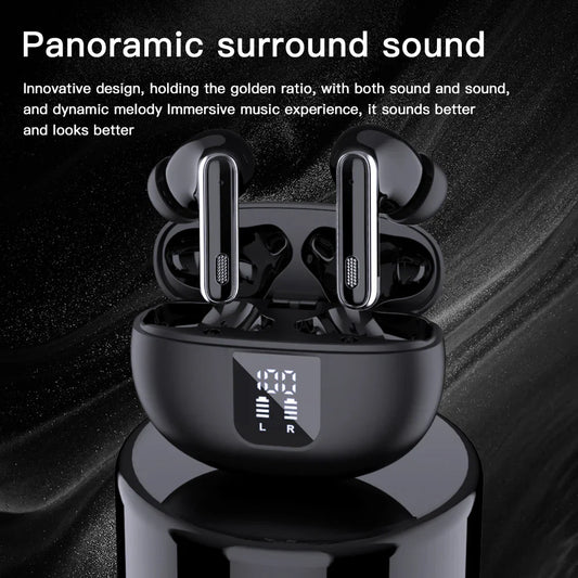 HKM-834963 YYK-Q10 Wireless Earbuds with Noise Cancelling and 4 HD Microphones - 13mm Large Dynamic Sound Design