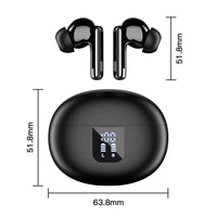 HKM-834963 YYK-Q10 Wireless Earbuds with Noise Cancelling and 4 HD Microphones - 13mm Large Dynamic Sound Design