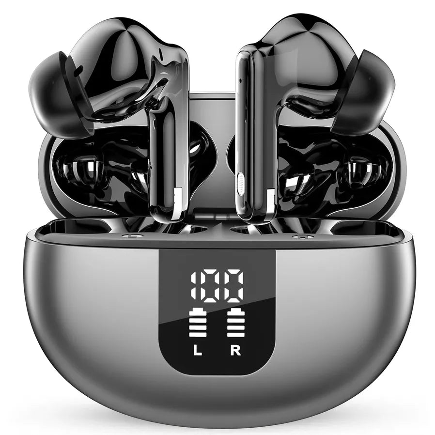 HKM-834963 YYK-Q10 Wireless Earbuds with Noise Cancelling and 4 HD Microphones - 13mm Large Dynamic Sound Design