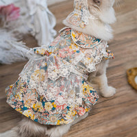 HKM-8349757 Cotton Dog Dress for Small to Medium-Sized Dogs in Various Sizes