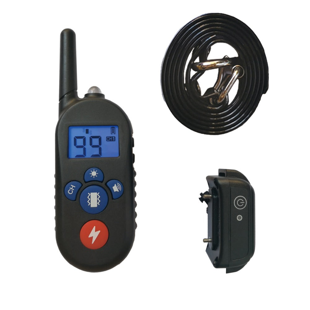 HKM-8350781 Remote Control Electric Shock Vibration Training Collar for Dogs with Adjustable Strap