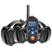 HKM-8350781 Remote Control Electric Shock Vibration Training Collar for Dogs with Adjustable Strap