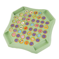 HKM-835091 Educational Memory Puzzle Board Game for Children Aged 2-7 – Fruit and Animal Matching Toy