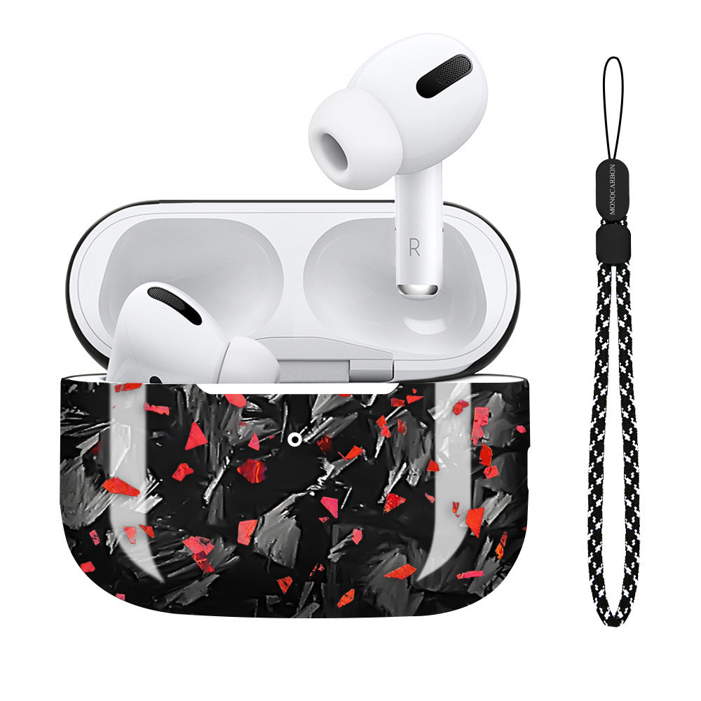 HKM-835155 Colorful Carbon Fiber Wireless Earphone Case for Model 30571344099