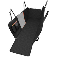 HKM-8352957 Waterproof Car Pet Cushion with Side Wings and Zippered Pocket, Oxford Cloth, 137x147cm
