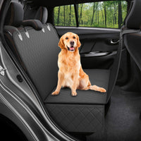 HKM-8352957 Waterproof Car Pet Cushion with Side Wings and Zippered Pocket, Oxford Cloth, 137x147cm