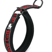 HKM-8353341 Adjustable Reflective Nylon Dog Collar in Various Colors - Soft and Durable Traction Design