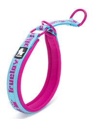 HKM-8353341 Adjustable Reflective Nylon Dog Collar in Various Colors - Soft and Durable Traction Design