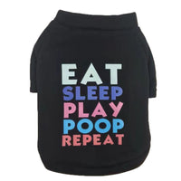 HKM-8353469 Thickened Polyester Dog Sweater in Red, Black, Pink, and Gray - Sizes XS to XXL