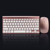 HKM-835347 2.4G Wireless Keyboard and Mouse Mini Combo Set for Laptops, Desktops, and Smart TVs