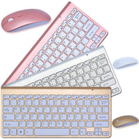 HKM-835347 2.4G Wireless Keyboard and Mouse Mini Combo Set for Laptops, Desktops, and Smart TVs