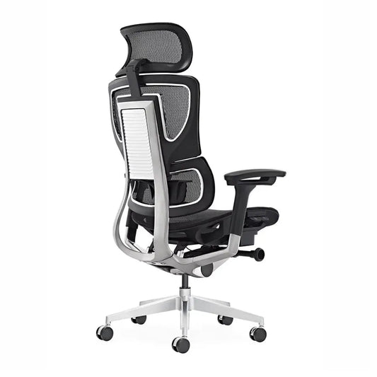 HKM-835411 Contemporary Ergonomic Executive Office Mesh Chair with Swivel Design and Fabric Material