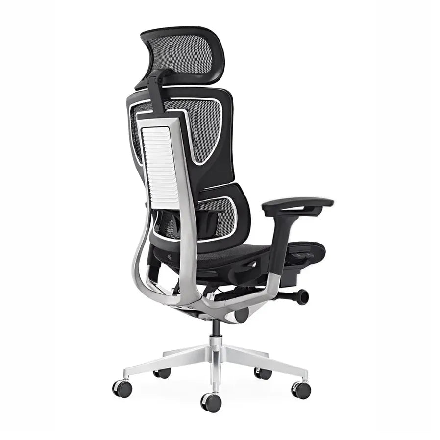 HKM-835411 Contemporary Ergonomic Executive Office Mesh Chair with Swivel Design and Fabric Material
