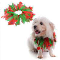 HKM-835411 Festive Adjustable Polyester Pet Christmas Neckband for All Seasons