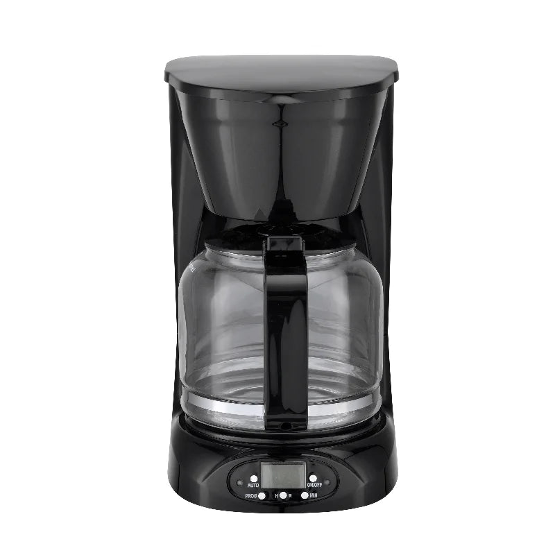 HKM-835539 1.8 L Drip Coffee Maker - 12-Cup Programmable Brewing Machine