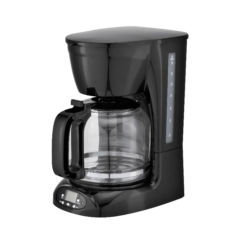 HKM-835539 1.8 L Drip Coffee Maker - 12-Cup Programmable Brewing Machine