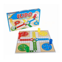 HKM-835603 Colorful Plastic Ludo Board Game Set - Fun Family Game for Kids, Portable Packaging
