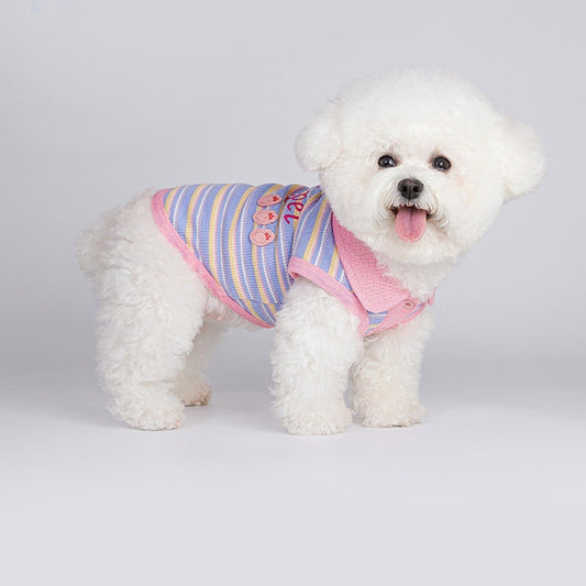 HKM-8356669 Autumn Pink Purple Vest for Small Dogs and Cats, Available in Multiple Sizes