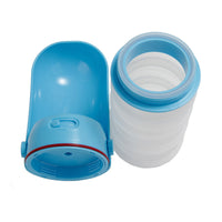 HKM-8356925 Portable Silicone Pet Water Cup - Collapsible Outdoor Drinking Bowl, 350ml Capacity, Available in Blue, Green, Pink