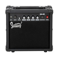 HKM-835795 20W Portable Electric Guitar Amplifier with Volume, Treble, Bass, and Middle Controls