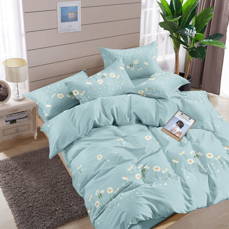 HKM-835795 Student Dormitory Skin-Friendly Brushed Quilt Cover in Various Elegant Patterns and Sizes