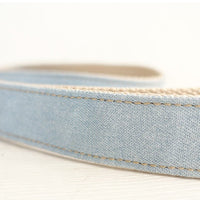 HKM-8360637 Light Blue and Yellow Medium to Large Dog Traction Collar and Rope Set