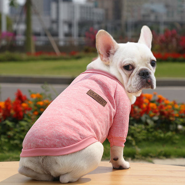 HKM-8361917 Cozy Fall Winter Two-Legged Dog Sweater - Soft Polyester Sweatshirt in Multiple Sizes
