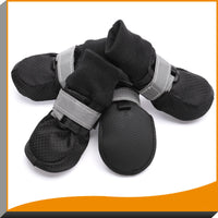 HKM-8363453 Waterproof Dog Walking Shoes with Warm Flannel Lining for Medium and Large Breeds