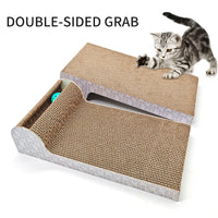 HKM-8364093 Large Corrugated Paper Cat Scratch Board - Durable and Stylish Claw Toy