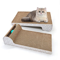HKM-8364093 Large Corrugated Paper Cat Scratch Board - Durable and Stylish Claw Toy