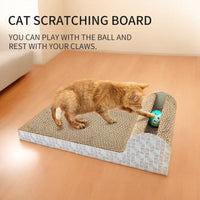 HKM-8364093 Large Corrugated Paper Cat Scratch Board - Durable and Stylish Claw Toy